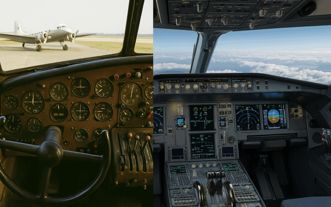 How Computing Power Transformed Commercial Aviation Since the 1950s